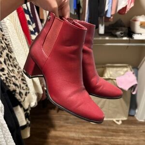 Calvin Klein Red Boots